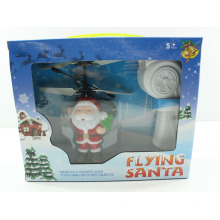 2016 new year flying inductive christmas remote control 2CH helicopter santa claus rc drone